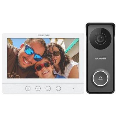 Hikvision 4-Draht DS-KIS213(B) Video-Türsprechanlagen-Set