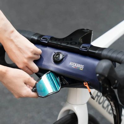 3. Rockbros AS-143 ROAD TO SKY Lenkertasche, wasserdicht, 2 l – blau