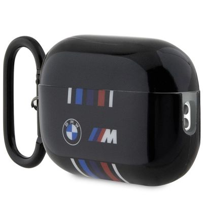 3. BMW BMAP222SWTK AirPods Pro 2 gen Abdeckung schwarz/schwarz mehrere farbige Linien