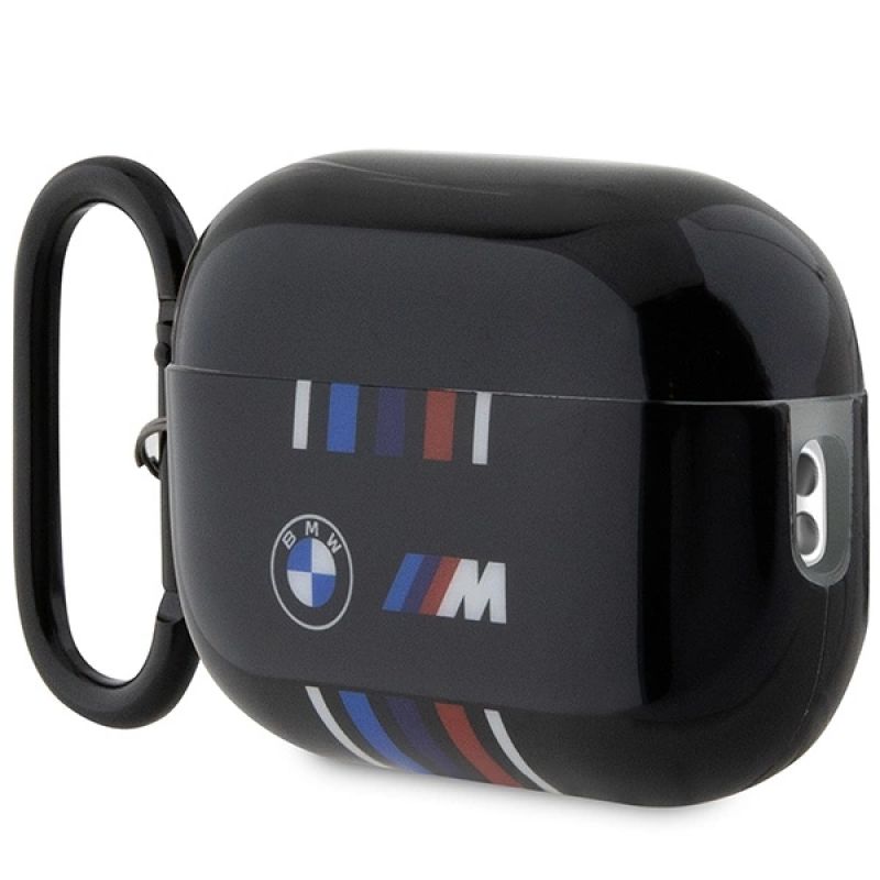3. BMW BMAP222SWTK AirPods Pro 2 gen Abdeckung schwarz/schwarz mehrere farbige Linien