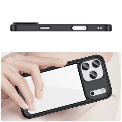 4. Outer Space Case für iPhone 17 Pro - Schwarz Transparent