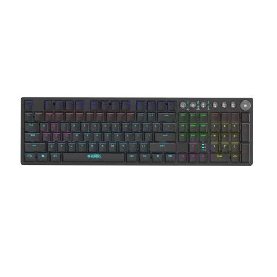 27. I-BOX AURORA K-6 RGB MECHANISCHE TASTATUR, ROTE SCHALTER, NIEDRIGES PROFIL GAMING
