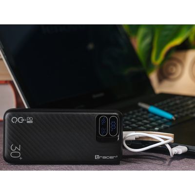 6. TRACER POWERBANK BLAZE 30000 mAh 65 W SCHWARZ