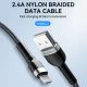 6. Wozinsky WNBAL2 USB-A / Lightning 2,4A Kabel 2 m - schwarz