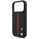 6. BMW M Perforated Stripe Logo MagSafe Case für iPhone 17 Pro – Rot