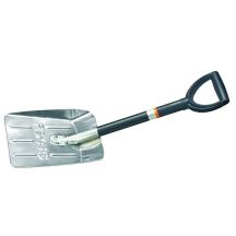 Fiskars 1000740 Schneeschaufel/Schaufel aus Aluminium und Kunststoff, schwarz, grau, orange