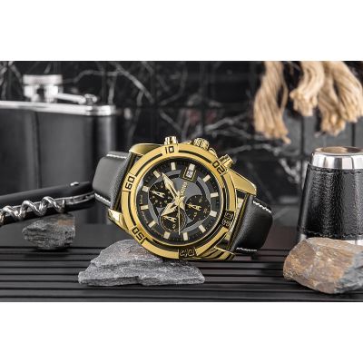 5. Herrenuhr Skmei 9156GDBK + Box