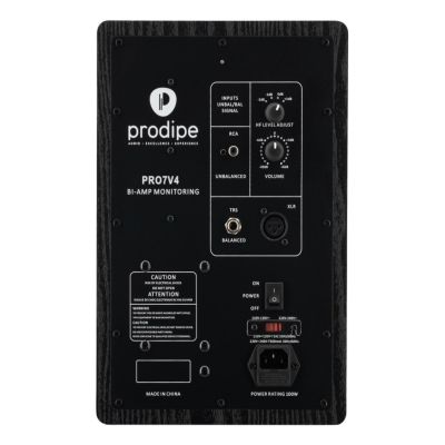 5. Prodipe Pro 7 V4 Black Wood - 6,5" 100W RMS aktiver Studiomonitor