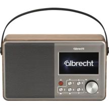 Albrecht DR 862 Tragbares Digitaltelefon, Grau, Holz
