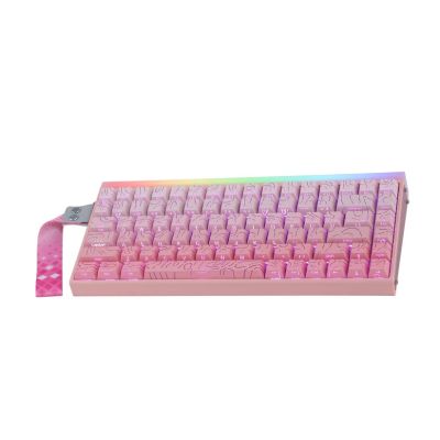 11. HERO84 HE PINK+Gradient+Contour Tastatur mit Dragon King Schaltern RGB AULA