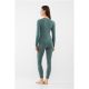 3. Damen-Thermounterwäsche Viking Base Layer Sigrid Set – Green, Größe: M