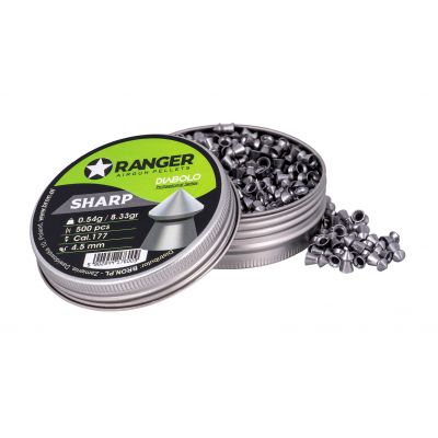 4,5 mm RANGER Diabolo Professional Sharp Tip Shots 500 Stück 0,54 g