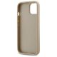 7. DKNY Quilted Stack Logo iPhone 14 Hülle – Beige