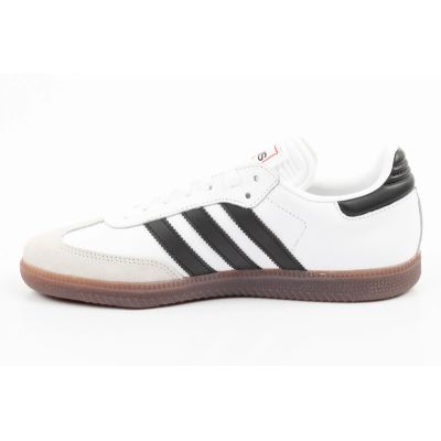 3. Adidas Sportschuhe, Sneaker Samba, modisches Leder, weiß