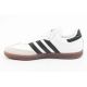 3. Adidas Sportschuhe, Sneaker Samba, modisches Leder, weiß