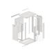 6. Lanberg WF01-6415-10S 15HE Rack-Wandschrank Grau