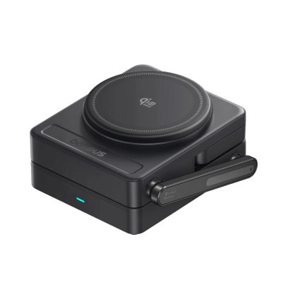 3. Baseus PicoGo AF21 3-in-1 Qi2.2 35W Kabelloses Ladegerät mit 1m USB-C-Kabel – Schwarz