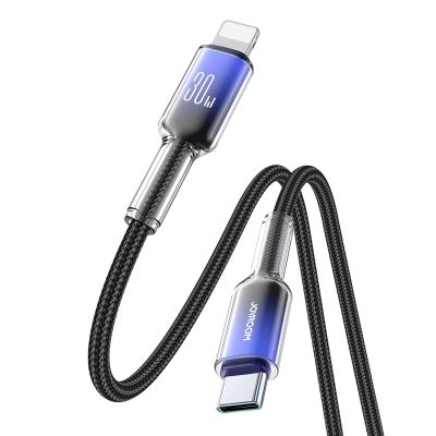 3. Joyroom S-A42 Crystal-Clear Series 30W USB-C – Lightning Kabel 1,2 m – Schwarz