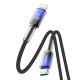 3. Joyroom S-A42 Crystal-Clear Series 30W USB-C – Lightning Kabel 1,2 m – Schwarz