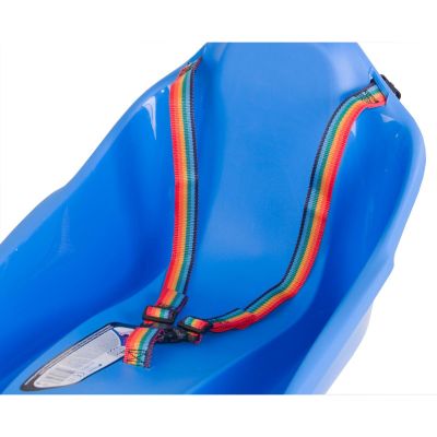 10. PLASTIK MINI TOPO BLAUER SCHLITTEN