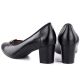4. Vinceza 58622 schwarze Pumps mit Blockabsatz
