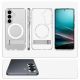 12. Spigen Ultra Hybrid S Mag MagSafe Hülle für Samsung Galaxy S26+ - Transparent und Weiß