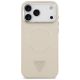 3. Guess MagSafe-Hülle mit Dreieckslogo für iPhone 17 Pro – Beige