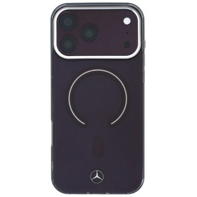 3. Mercedes Double Layer Iconic Logo MagSafe Hülle für iPhone 18 Pro Max / 17 Pro Max - bordeauxrot