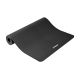 Gymnastikmatte für Yoga, Pilates, Fitness, 190 x 100 cm, 1,5 cm dick, NBR-Material, schwarz, REBEL ACTIVE