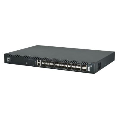 4. LevelOne 24x10GSFP+/2x 100GQSFP TOR Managed L3 1Gbps Switch
