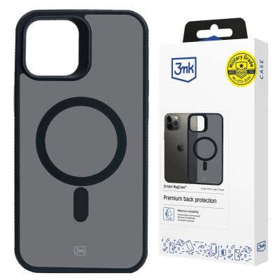 17. 3mk Smoke MagCase Hülle für Apple iPhone 12 Pro Max – Schwarz
