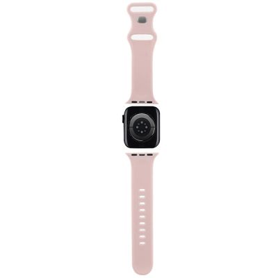 2. Hello Kitty Silikon-Tags-Graffiti-Armband für Apple Watch 38/40/41 mm – Rosa