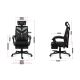 29. Huzaro Combat 5.0 Schwarzer Gaming-Stuhl