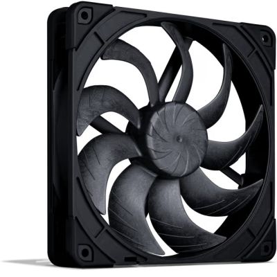 6. NOCTUA 140mm NF-A14x25 G2 PWM Lüfter Chromax Schwarz
