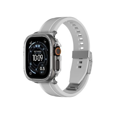 3. AmazingThing Minimalistische Schutzhülle für Apple Watch Ultra 3 49 mm – Transparent