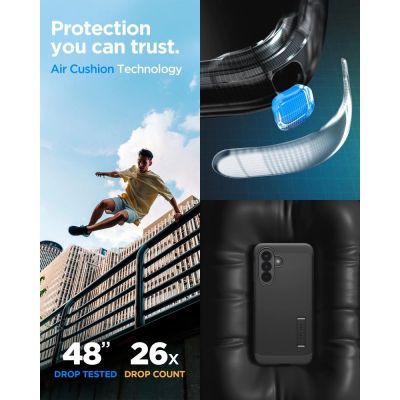 11. Spigen Tough Armor Schutzhülle für Samsung Galaxy A57 5G – Schwarz