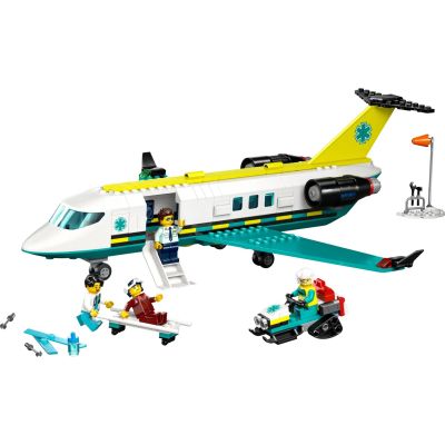 13. LEGO City 60465 Krankenwagenflugzeug
