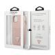 8. Guess GUHCP13MPSATPP iPhone 13 6.1 "rosa / rosa Hardcase SaffianoTriangle Logo Cardslot