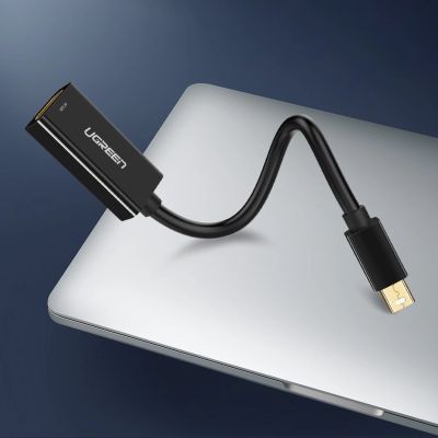 10. Ugreen MD112 10460 Mini DisplayPort (männlich) / HDMI (weiblich) FHD 1080p-Adapter – Weiß