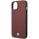 6. Hülle BMW BMHCP14S22RFGR iPhone 14 6.1" Burgund/Burgund Leder Rautenmuster