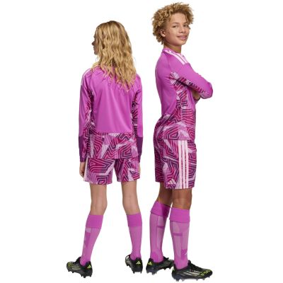 7. adidas Tiro 26 Competition pinke Torwartshorts für Kinder KC5470