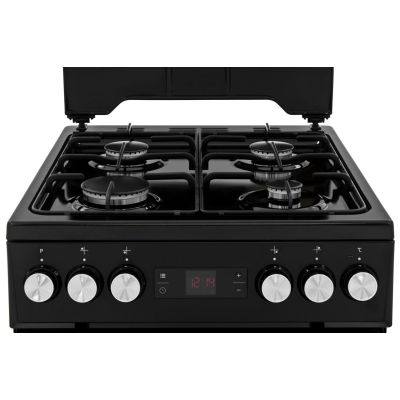 3. BEKO FSE52321DBD Gas-Elektro-Herd | Konvektion | Grill | Dampfreinigung | Schwarz