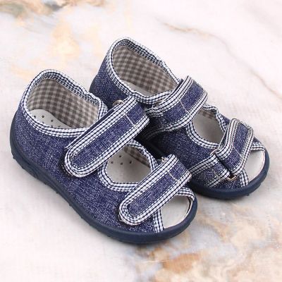 7. Hausschuhe und Sandalen für Jungen, marineblau, Nazo