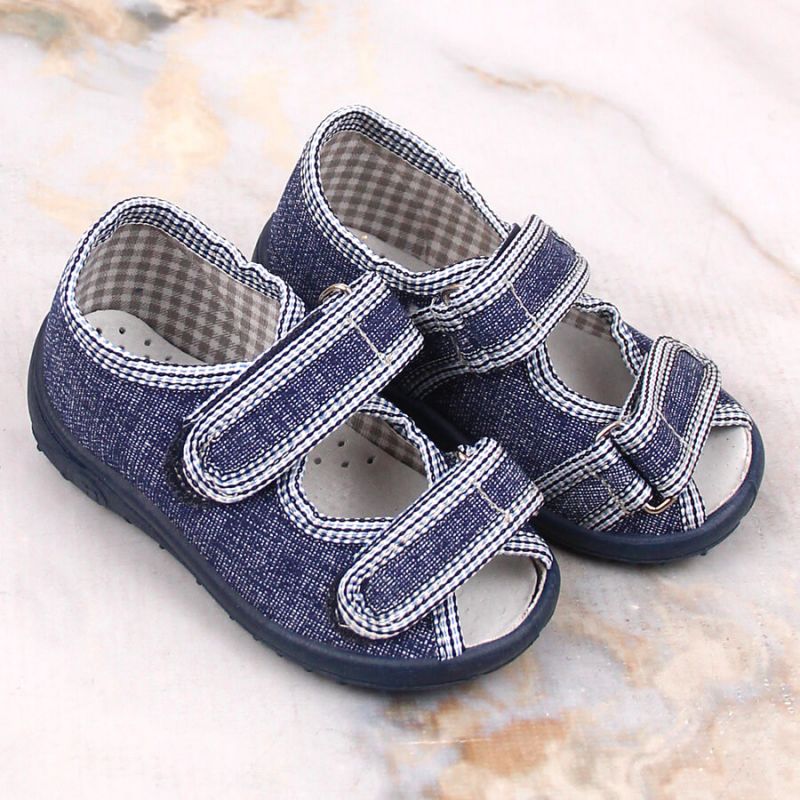 7. Hausschuhe und Sandalen für Jungen, marineblau, Nazo