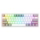 2. REDRAGON K617-RGB Fizz RGB Weiß/Grau USB-Tastatur Grau, Weiß