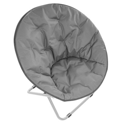 5. MOON CAMPINGSTUHL 82x68x79CM DUNKELGRAU ENERO CAMP