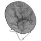 5. MOON CAMPINGSTUHL 82x68x79CM DUNKELGRAU ENERO CAMP