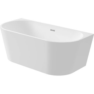 Wandmontierte/freistehende Acrylbadewanne – 160 cm