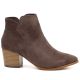 2. Damen-Stiefeletten mit Absatz aus braunem Veloursleder M.Daszyński MR2624-1
