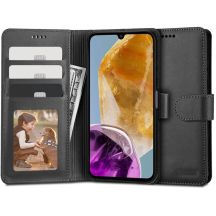Tech-Protect Wallet-Hülle für Samsung Galaxy M15 5G – Schwarz